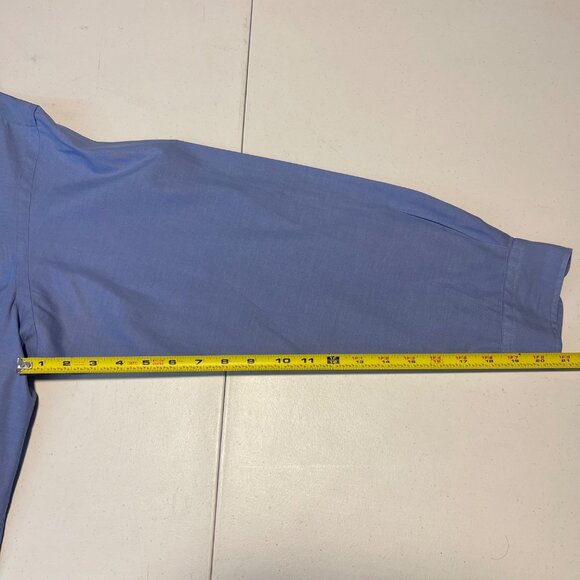 Ralph Lauren Oxford Shirt Mens Blue Long Sleeve 100% Cotton Button Down - Picture 14 of 15